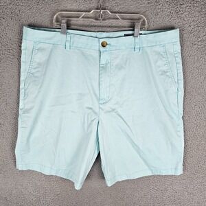 Vineyard Vines Breaker Shorts Mens 38 Blue Casual Flat Front 8.5" Inseam Preppy